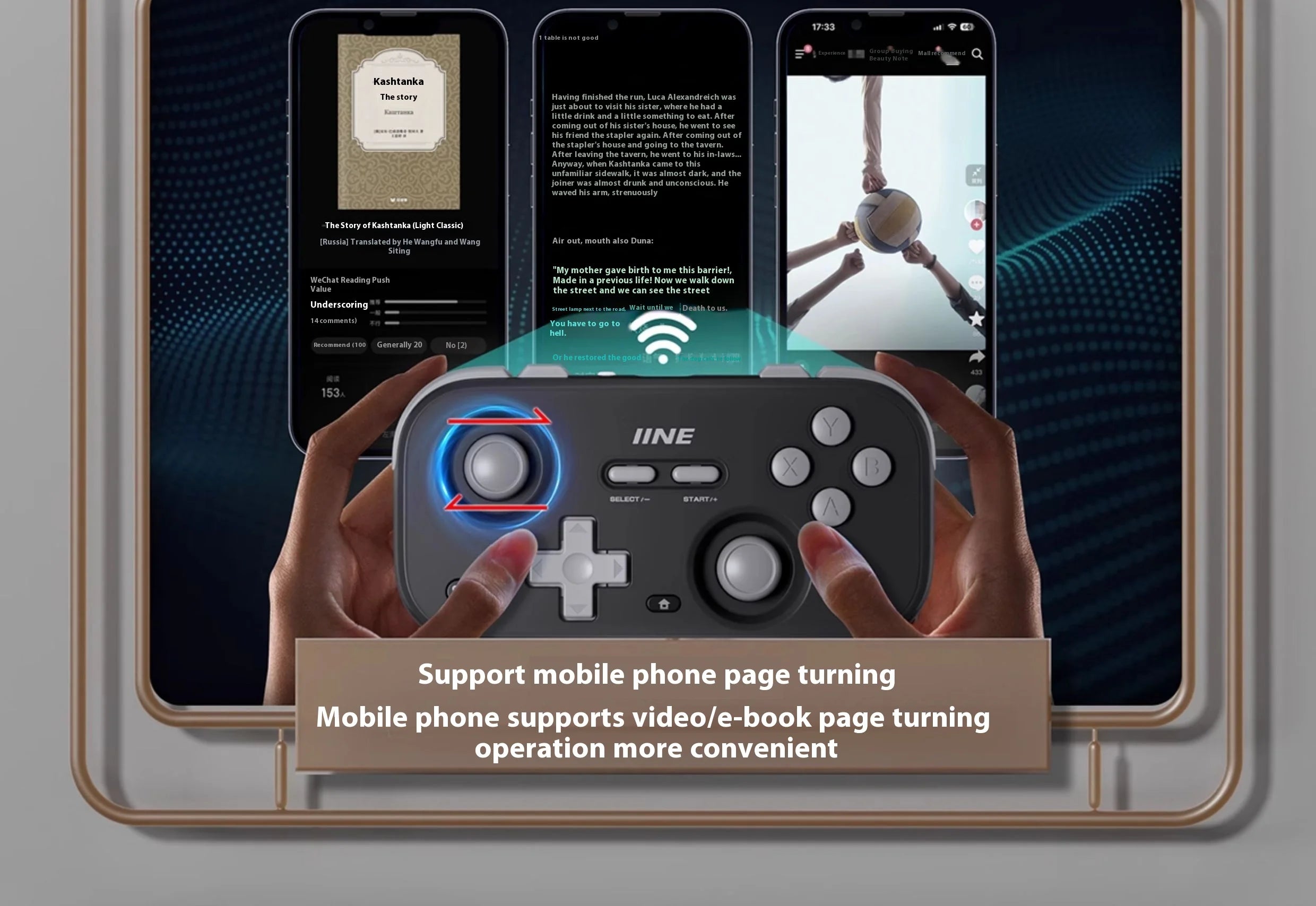 IINE Retro Pocket Gamepad Retro Gaming Controllers Wireless Bluetooth 1000Hz Hall Joystick Portable For Android IOS Phones PC NS