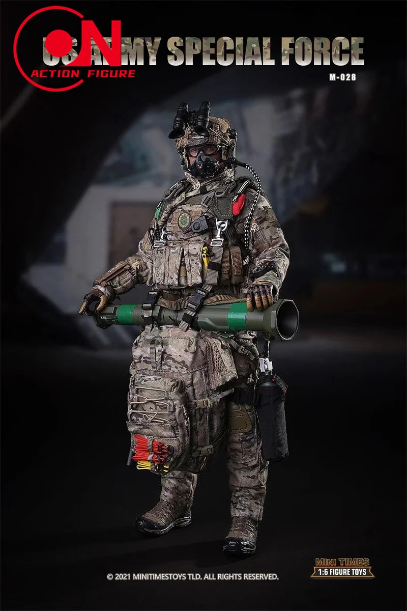 mini times toys 1/6 M028 US Army Special Force Soldier Action Figure 12'' Male Soldier Action Figure Full Set Collectible Model