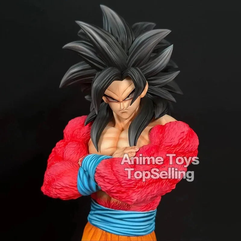 Anime Dragon Ball Figure Super Saiyan 4  Son Goku Statue PVC Collection Model Toys Gifts
