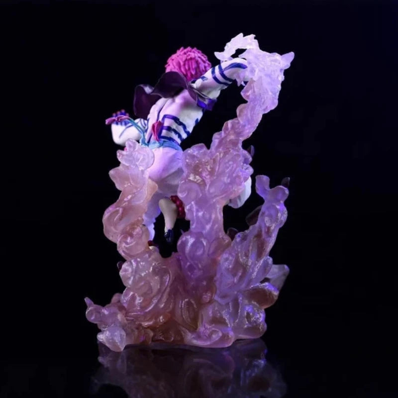 Demon Slayer Akaza Upper Rank Three Anime Action Figure Collectible Figurine Battle Effect Scene Decoration For Adult Anime Fans