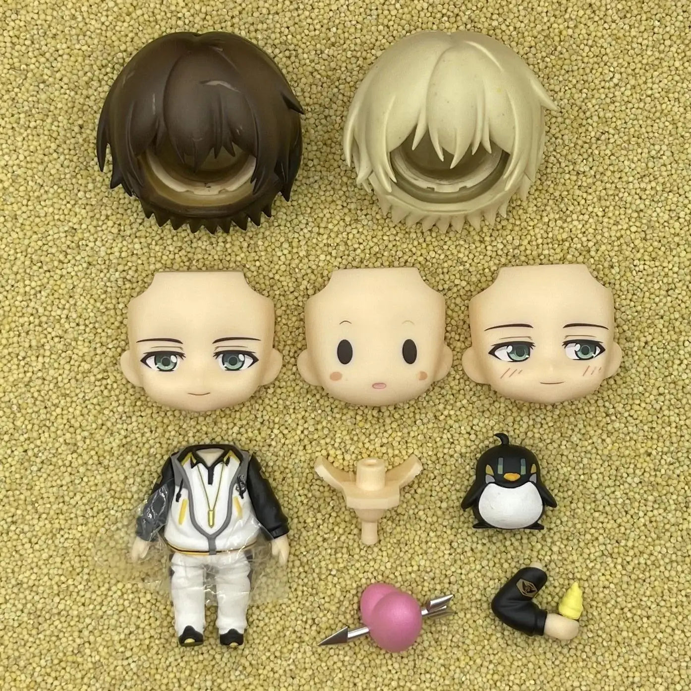 yidali GSC Clay Man Face doll face hair doll accessories