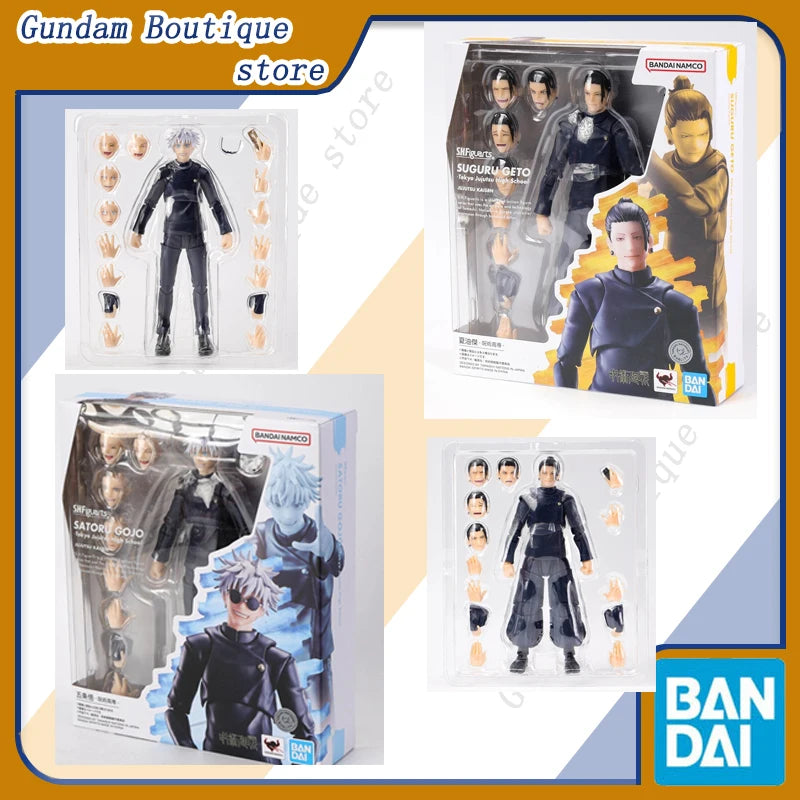 Bandai Genuine SHF Jujutsu Kaisen High School SUGURU GETO SATORU GOJO Anime Action Figure Collectible Model Toys Gift Children