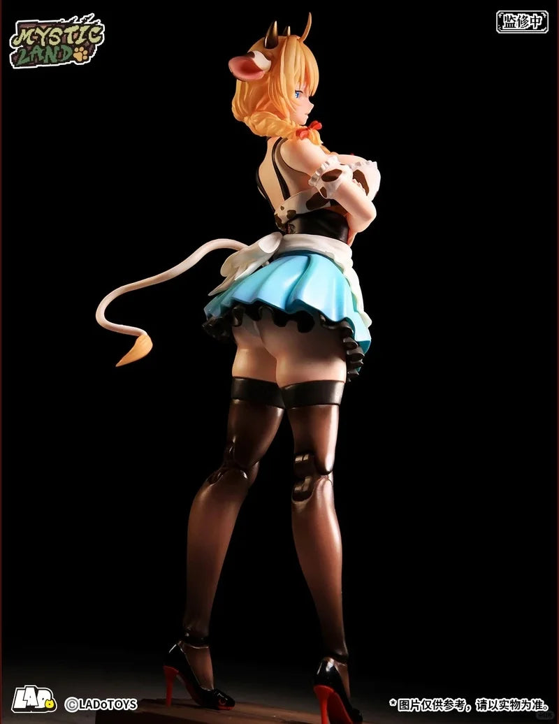 New Authentic Ladotoys Mystic Land Daisy Taurus Waitress Ver. (Beer Girl / Cow Pattern) 1/12 Scale Pre-Painted Articulated