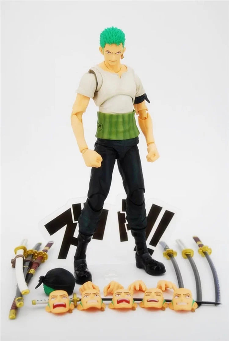 New Anime One Piece Monkey D. Luffy Zoro Portgas D Ace Ko Articulated Action Figure Joints Moveable Collectible Model Toys Gift