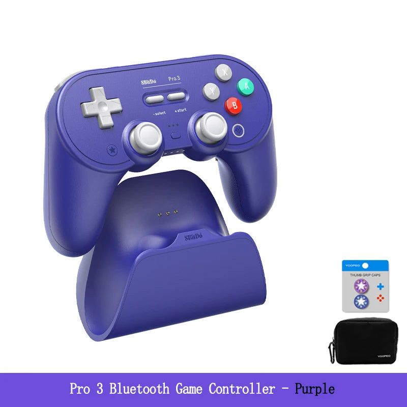  8BitDo Pro 3 Bluetooth Controller，Wireless Type C Gamepad with TMR Joysticks for NS Nintendo Switch 2,PC Windows,ANDROID,iOS
