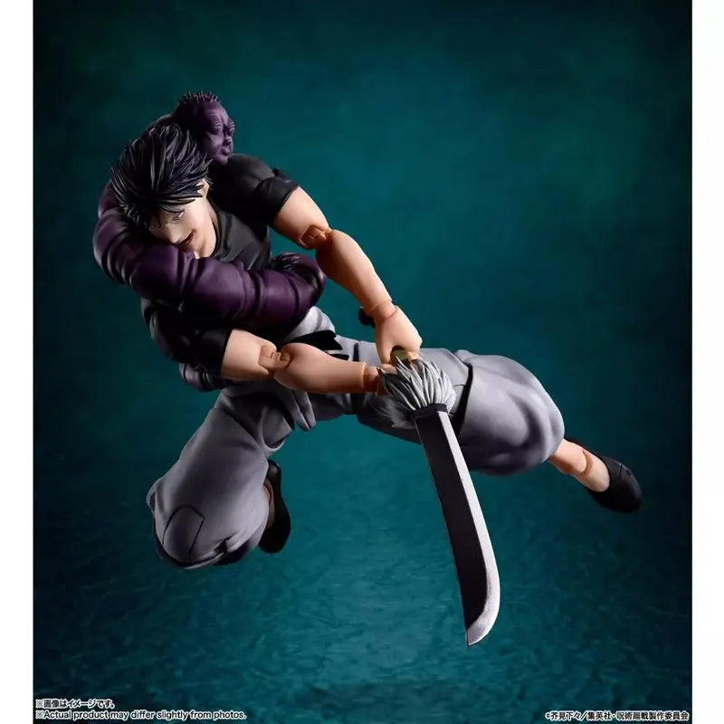 Bandai Genuine In-Stock SHF Fushiguro Toji Jujutsu Kaisen Haimura Yu Yu Folding Multi-Joint Action Figure Model Ornament Toy Gif