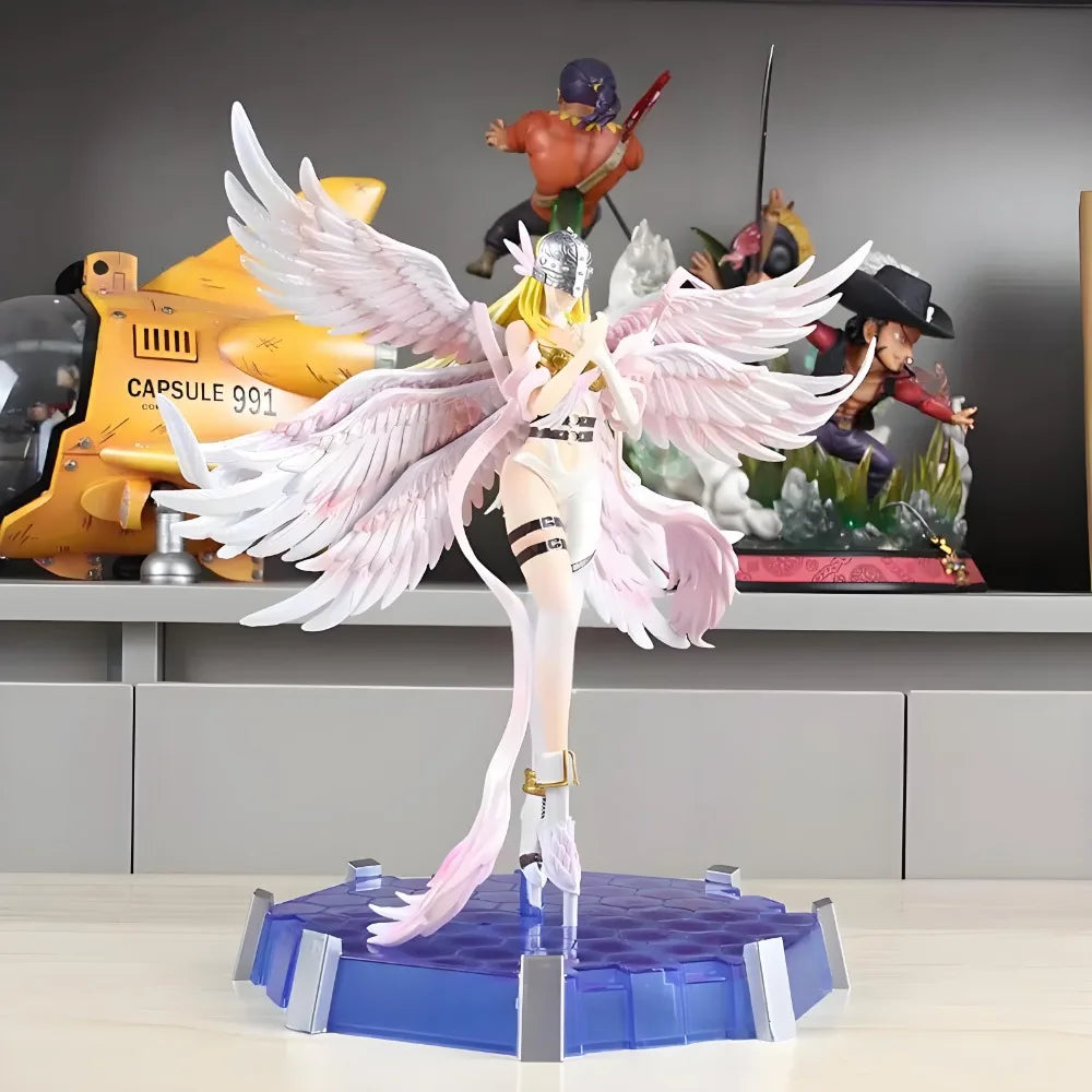 26cm/10.24in Anime Digimon Adventure Figure Angewomon Action Figures Pvc Collection Model Toys for Children Gifts