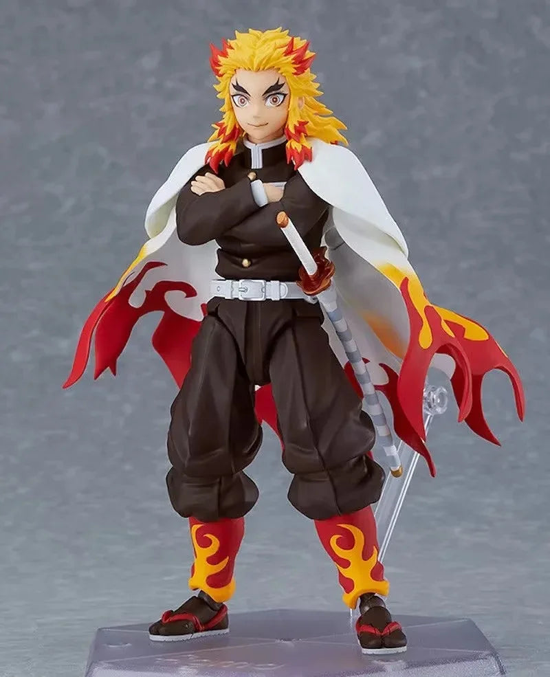 13CM Фигура на Demon Slayer Kimetsu no Yaiba Rengoku Kyoujurou 553 Tanjirou Kamado Nezuko Kamado Agatsuma Zenitsu Gift