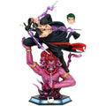 50cm ONE PIECE Anime Peripherals Purgatory Roronoa Zoro Action Figure Pvc Model Desktop Decoration Statue Birthday Gifts Toy Kid