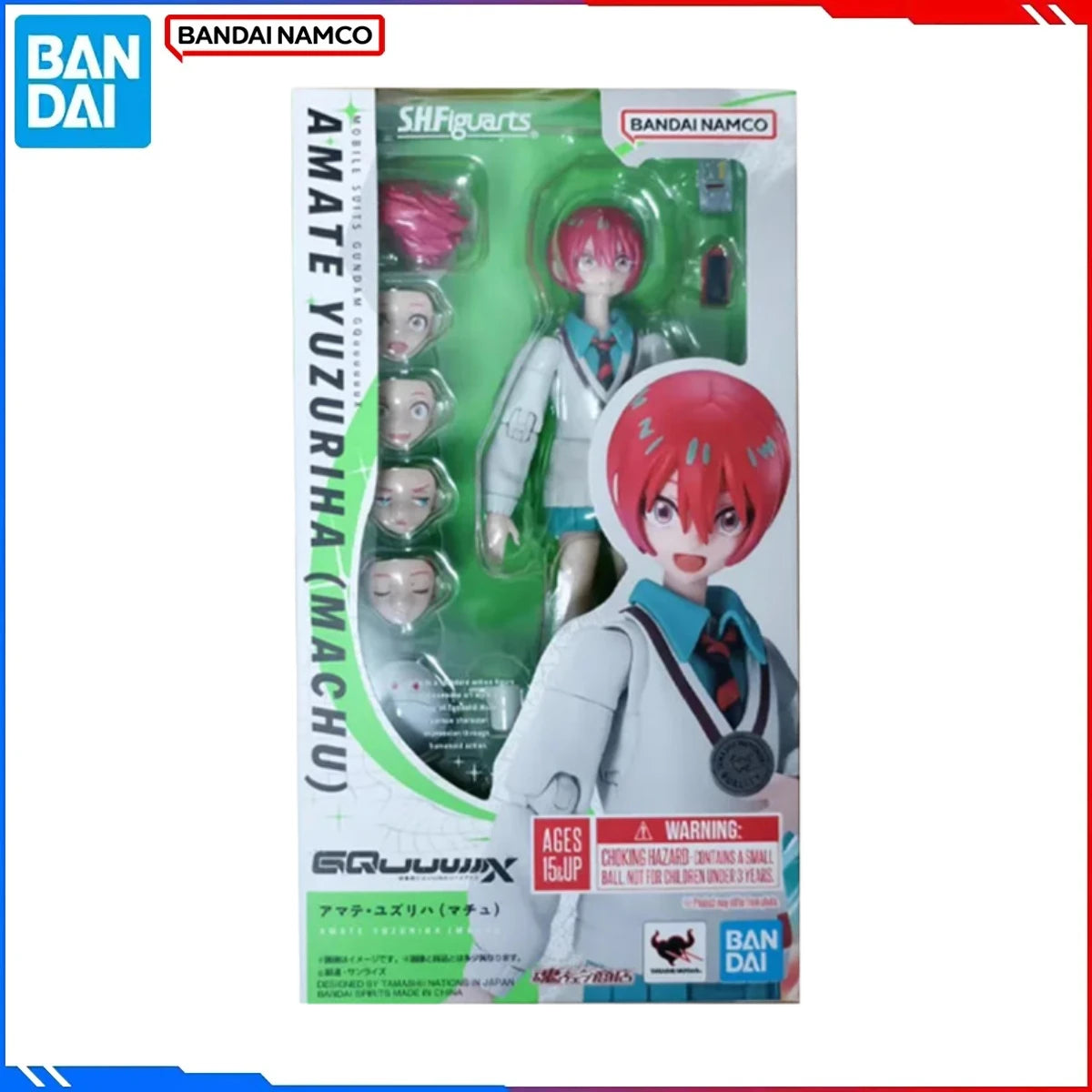 Bandai SHF Gundam Amate Yuzuriha & Machu A Highly Articulated & Detailed Anime Figure Duo in Stock & Ready To Gift Original Box