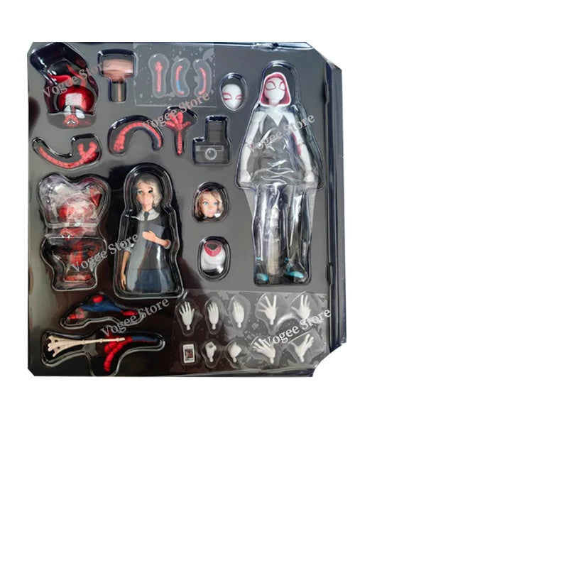 Sentinel Sv Action Miles Morales Gwen Stacy Figure Spiderman Model Spider-man Into the Spider Verse Peter Miles Figurine Toys