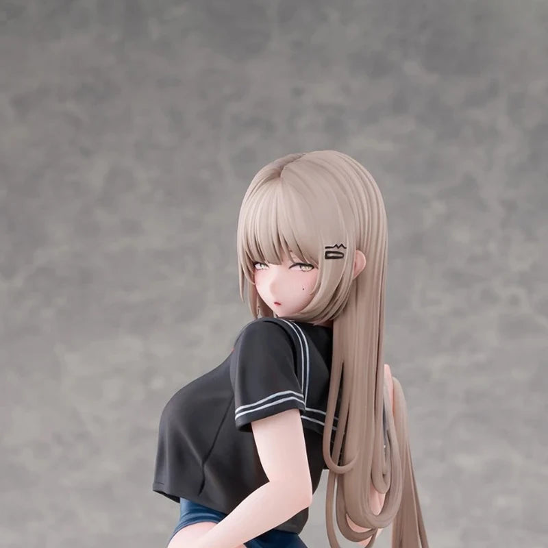 In Stock 28cm Tsugi No Jugyou Wa Suiei Yuzu Anime Figure Before The Swim Getting Ready To Change PVC Statue Collection Model Toy