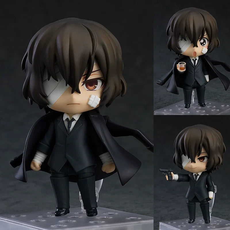 10CM Q-version Bungo Stray Dogs Nendoroid KO Articulated Action Figures Model Kit Desktop Ornament Collectible Toys Statue Gift