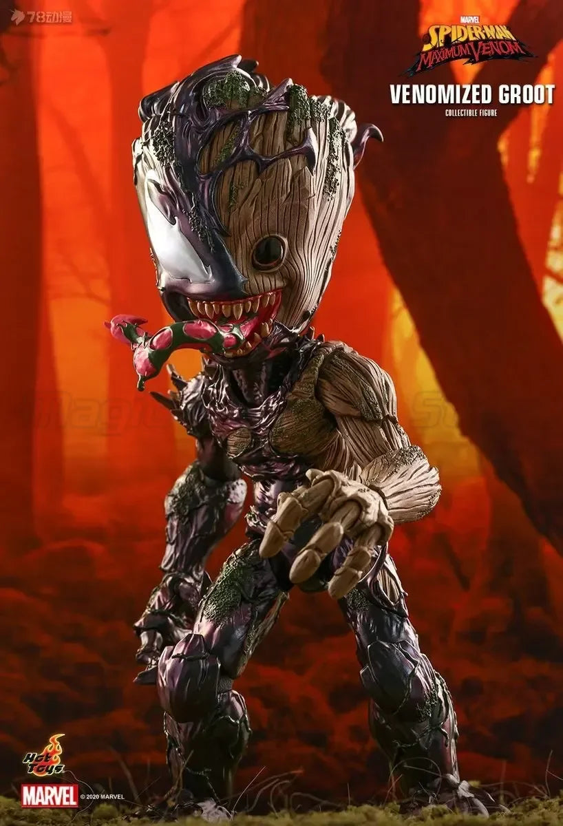 【MT】Hot Toys TMS027 Marvel "Spider-Man: Maximum Venom" Venomized Groot Collection Doll  1/6 Action Figure Anime Model Toy Gift