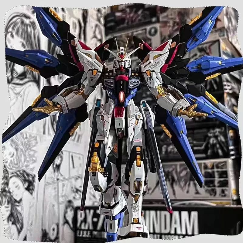 Xun Xin Model Mgex 1/100 Strike Freedom Assembly Model Movable Joints High Quality Collectible Robot Kits Models Kids Gift