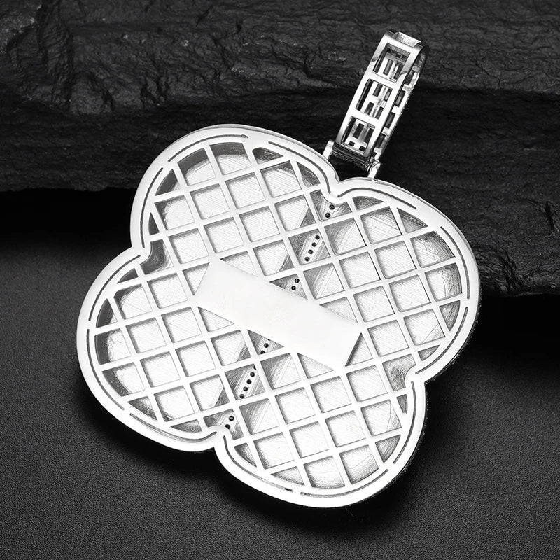 Custom Photo Pendant Necklace Men Hip Hop Jewelry Personalized Custom Moissanite Pendant Zircon Chains Gift