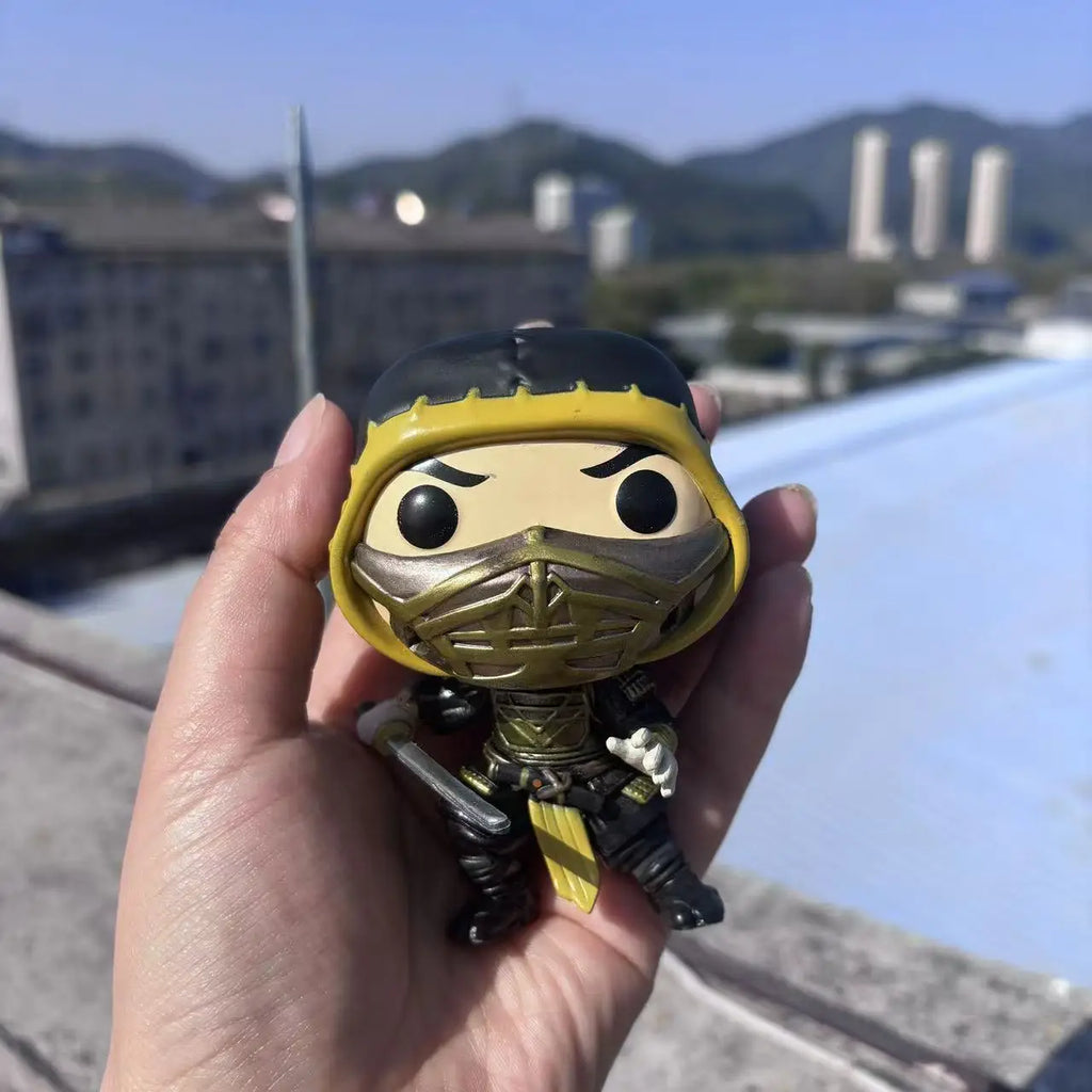 Mortal Kombat Sub-Zero Scorpion Figure Cute Vinyl Collection Model Toys