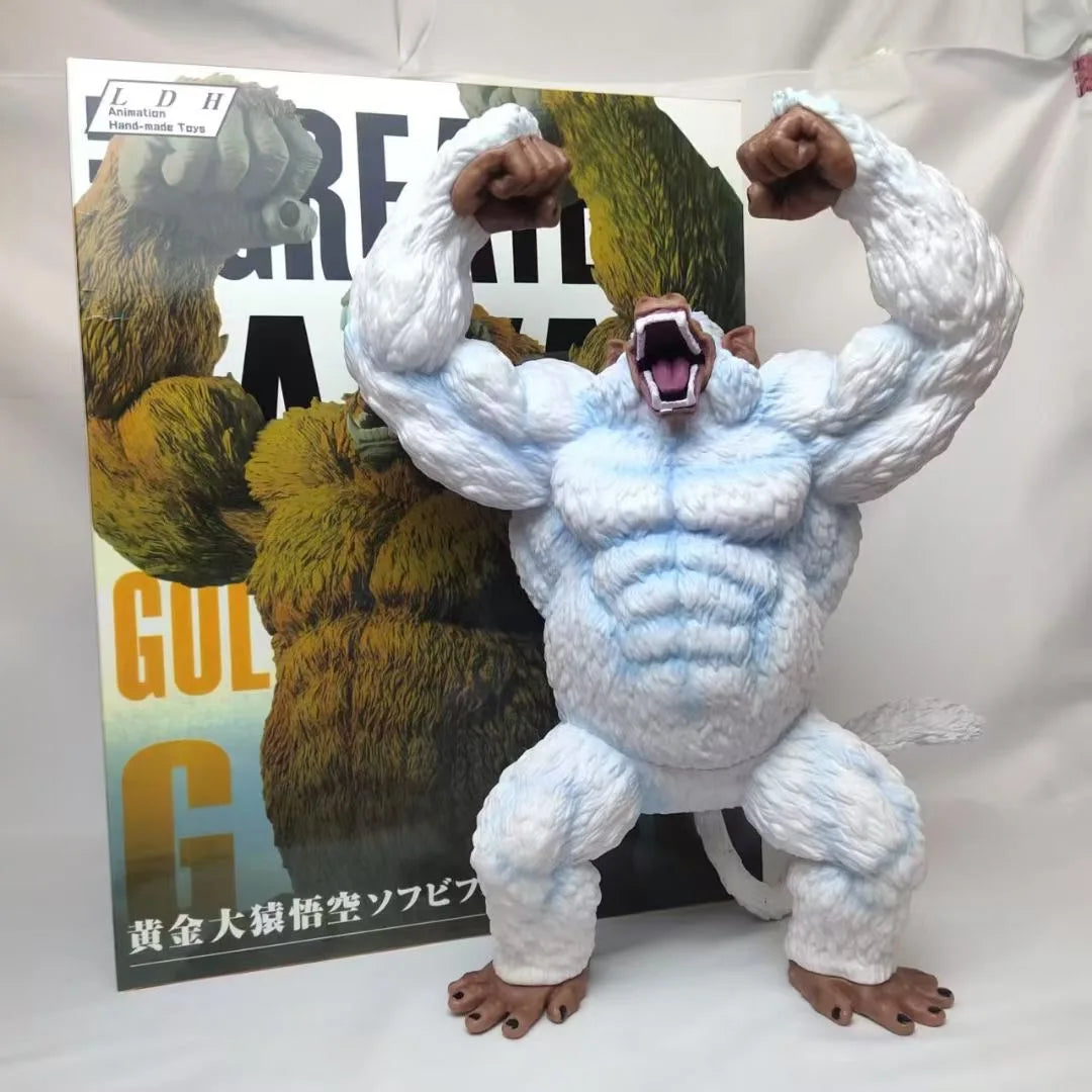 Dragon Ball Anime Golden Ape King Kong Transformierbares Desktop-Ornament Handgefertigtes Modell Actionfigur Sammlerspielzeug Geburtstagsgeschenk