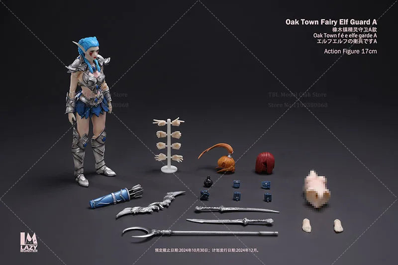 1/12 Scale Collectible Oak Town Fairy Elf Guard Lazy Monster Studio2024 6Inch Pale/Suntan Skin Female Action Figure Full Set Mod