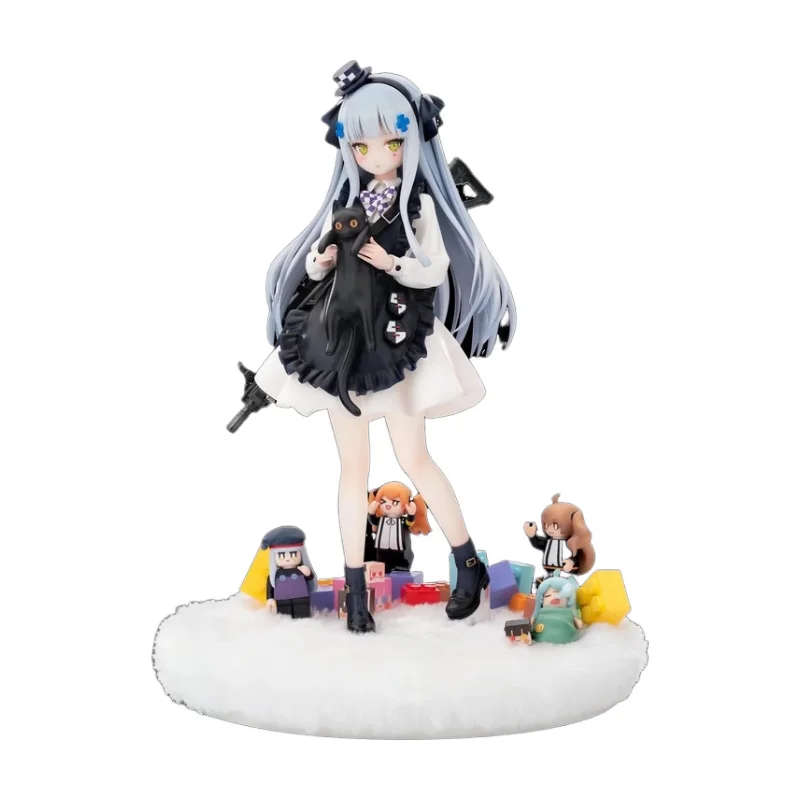 21 см Girls Frontline HK416 Kawaii Game Girl Фигурки Статуя Анимационни момичета Модели Момчета Колекционерски играчки Орнамент Кукли Играчки Подаръци