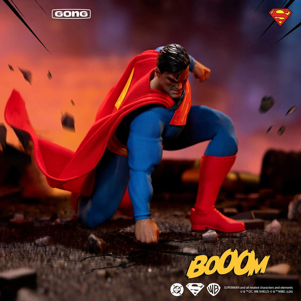 Genuine 1/16 GONE Batman Hush Series Superman Action Figure Articulated Joints Cloth Outfit High Detail Collectible Model Toy