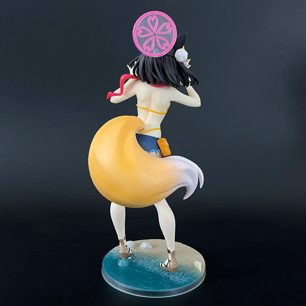 Blue Archive anime Cartoon Cute and Beautiful Girl Handmade Swimwear Quannai Standing Pose Tidy Play Model Decoration Factory