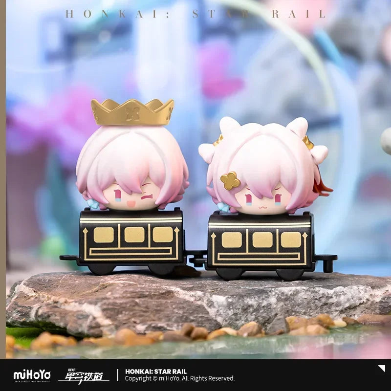 Honkai Star Rail Action Figures Stacking toys March 7th Aventurine Firefly Dr. Ratio Argenti Model q-version Figures Original