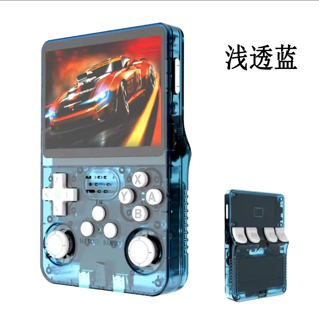 R36S Retro Handheld-Videospielkonsole ARKOS-System 3,5-Zoll-IPS-Bildschirm Klassischer tragbarer Pocket-Videoplayer 128G Spiele Junge Geschenk