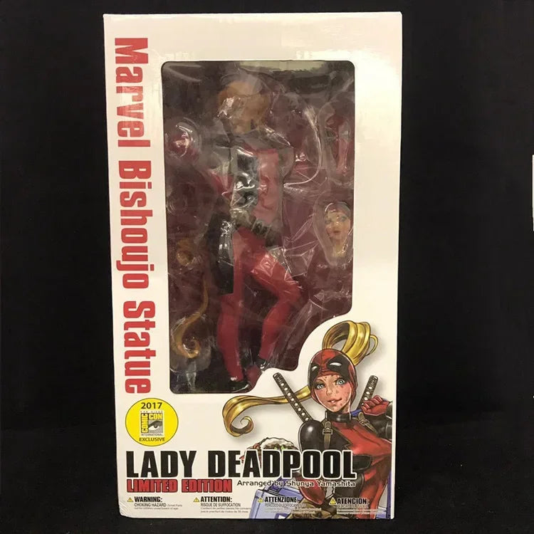 24cm X-MAN Super Hero Deadpool Beautiful Girl Action Figure Anime Hobby Collectible Model Toy Figures Gifts