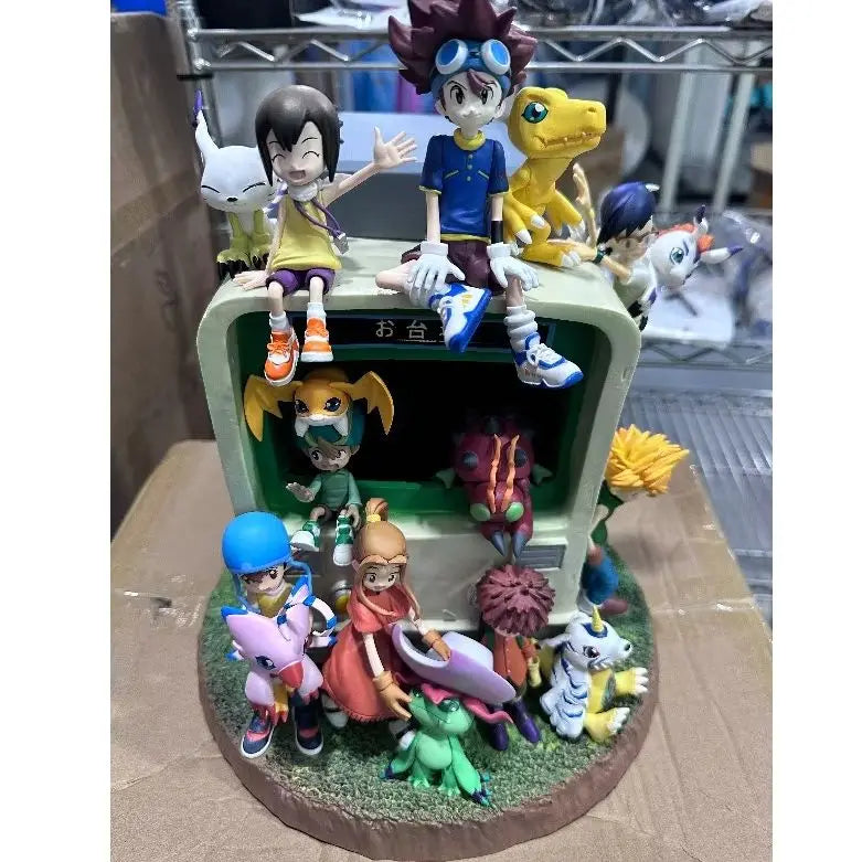 34cm Digimon Adventure Figure Childhood Memories Yagami Taichi Anime Collection Model Desktop Ornaments Holiday Children Toys