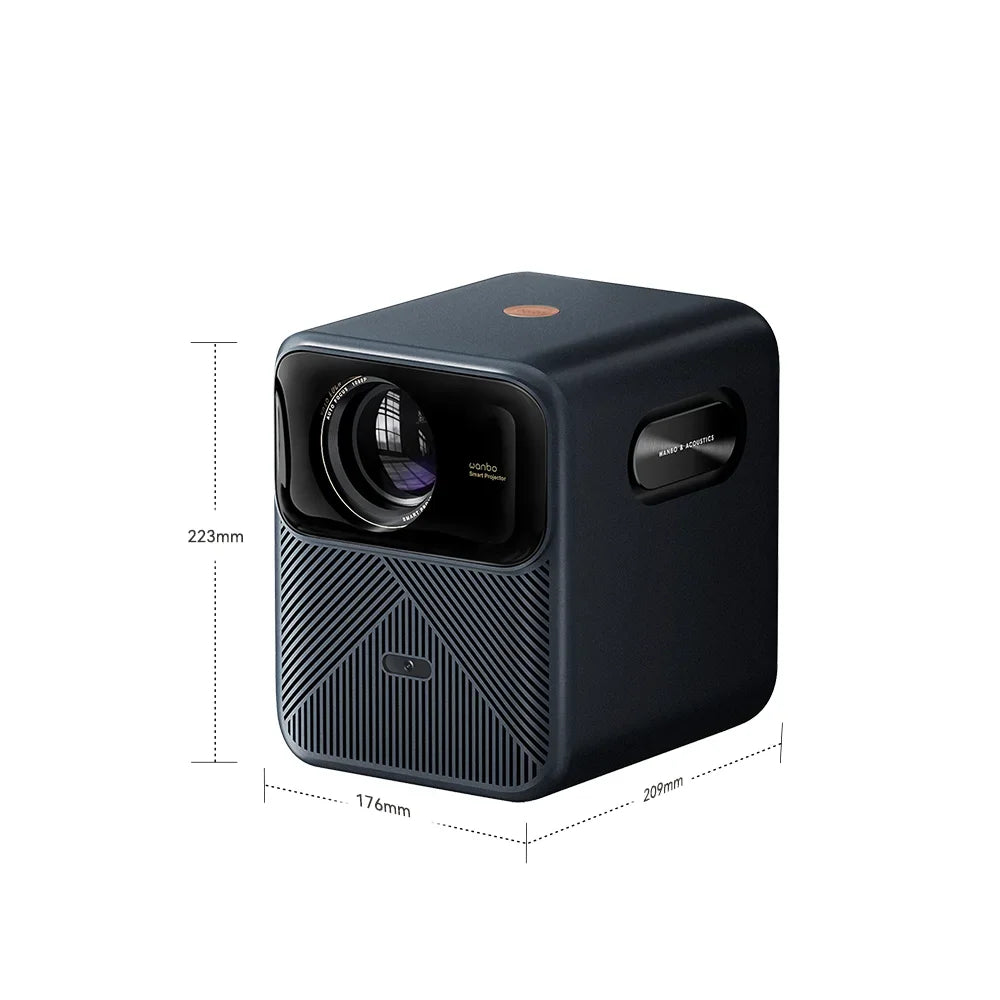 Wanbo Mozart 1 Pro 2025 4K 1200 Ansi-Projektor Google TV 1080P HDR10 MEMC HDMI 2.0 Sealed Beam-Projektor Dual Wifi 20W Lautsprecher