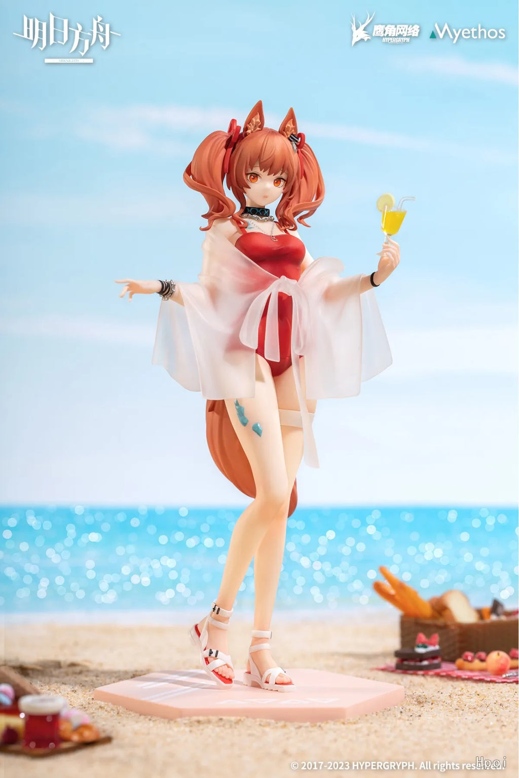 【FS】Original Myethos Gift+ Series Arknights Angelina Summer VER. 1/8 Figures Anime Models Toys
