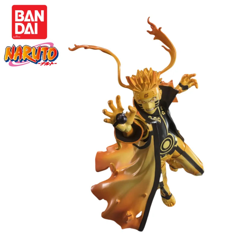 In Stock Original Bandai Banpresto Naruto S H Figuarts Uzumaki Naruto Figurine Anime Merchandise Action Figure Model 100%genuine