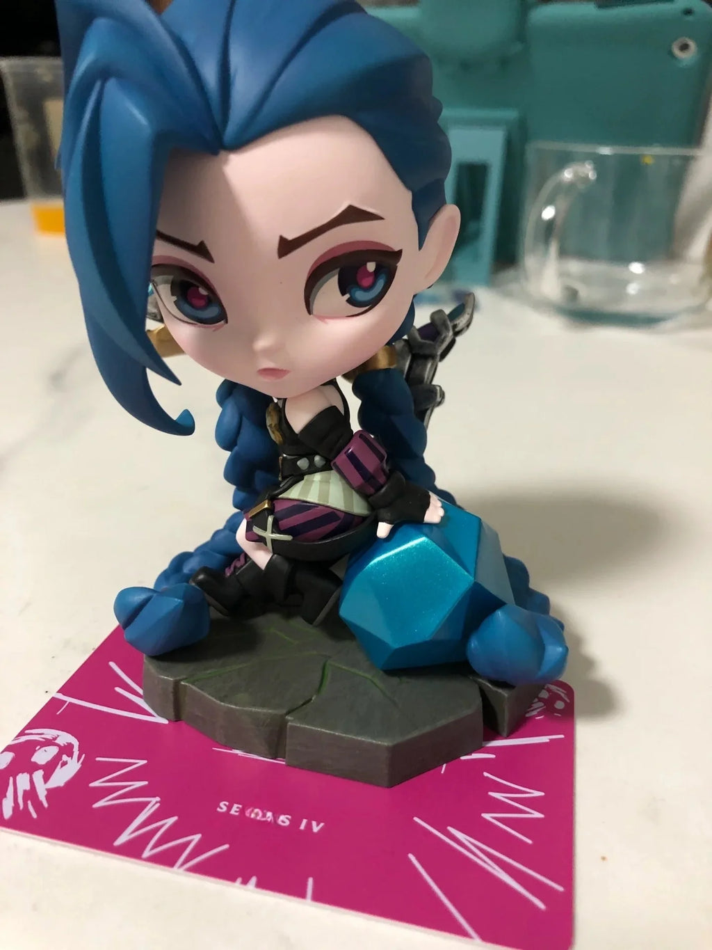 Spot League Of Legends Lol Arcane: League Of Legends Jinx Handheld New Ornament Game Accessories Exquisite Desktop Ornaments