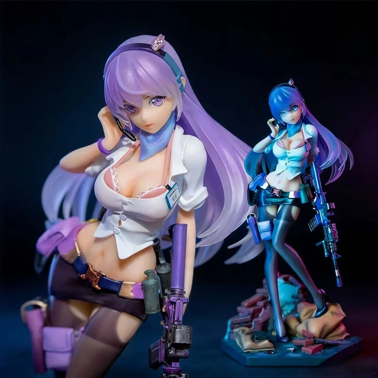 22CM After-School Battlefield Arena First Shot ELF PVC Statue - All-Rounder Anime Figure Model Collectible Gift for Fans