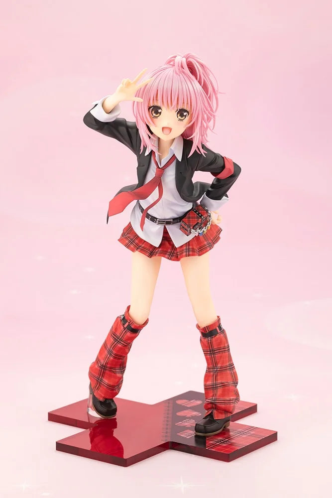 In Stock Original Kotobukiya Shugo Chara Hinamori Amu School Uniform Ver. PVC Figure Collectible Toy