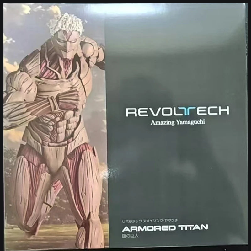 Kaiyodo Armored Titan Figures Revoltech AMAZING YAMAGUCHI Attack on Titan Eren Jaeger Anime  Action Figures Ko Model Toys Gift