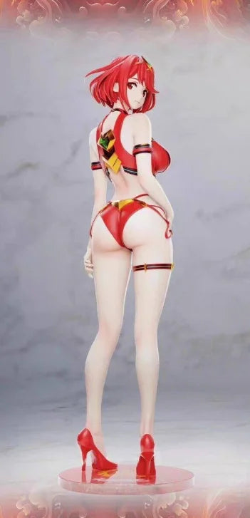 30cm Xenoblade Chronicles 2 Swimsuit Double Character Pyra Mythra Figure Statue Pvc For Adult Collectors Anime Figures Gifts Toy