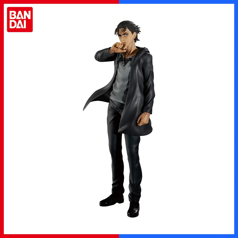 In Stock BANDAI Original Ichiban Kuji KUJI Attack On Titan Anime Figure Eren Jaeger Levi Ackerman PVC Cool Model Collection Toys