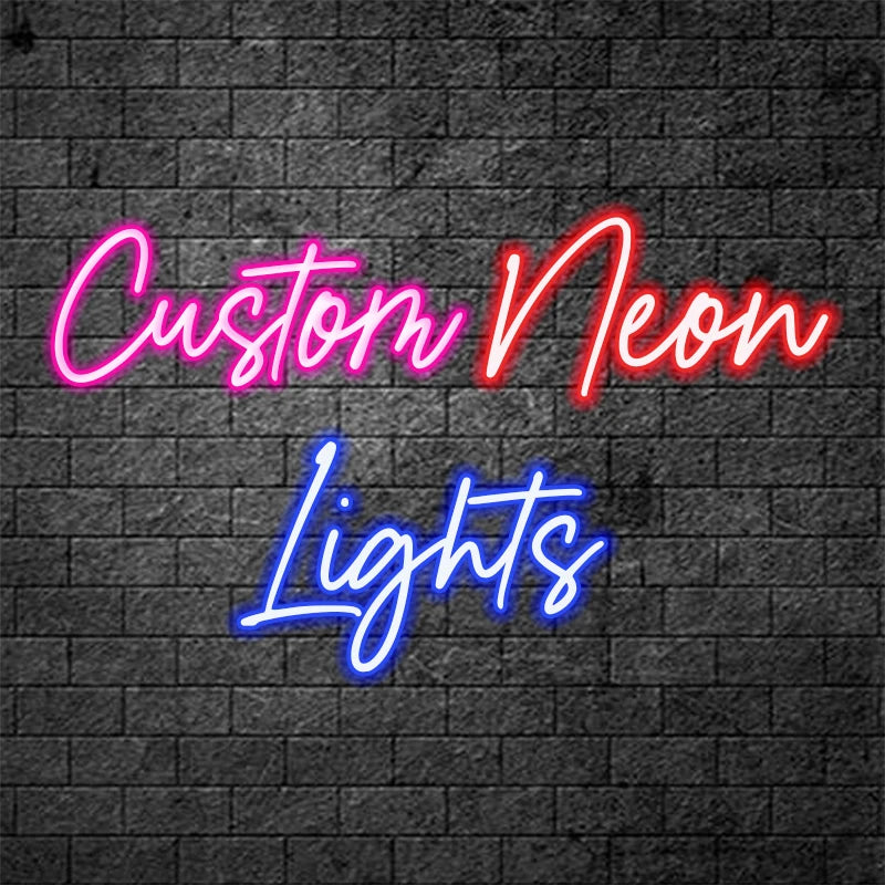 Custom Neon Sign for Bedroom Wedding Birthday Party - Personalized Dimmable LED Light for Home Bar Store Decor