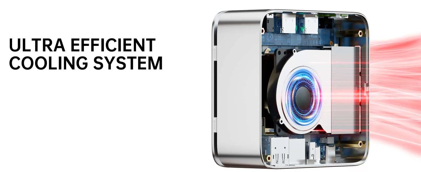 GMKtec G10 Mini PC AMD Ryzen 5 3500U 16GB DDR4 500GB SSD NVME Wifi5 BT5.0 Windows 11 Triple Display Desktop DIY Gamer Computer