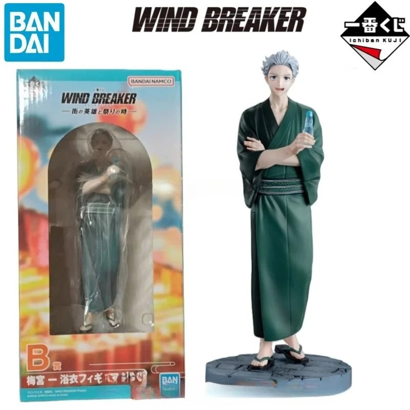 In Stock Original Bandai Ichiban Kuji WIND BREAKER Sakura Haruka Umemiya Ichika Collectible Model Decoration