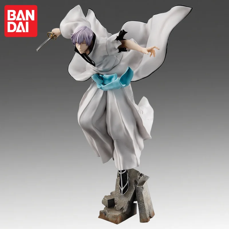 In Stock Bandai Original Megahouse Bleach Ichimaru Gin Action Figure Model Doll Brand New Boxed Anime Characters Toys Model