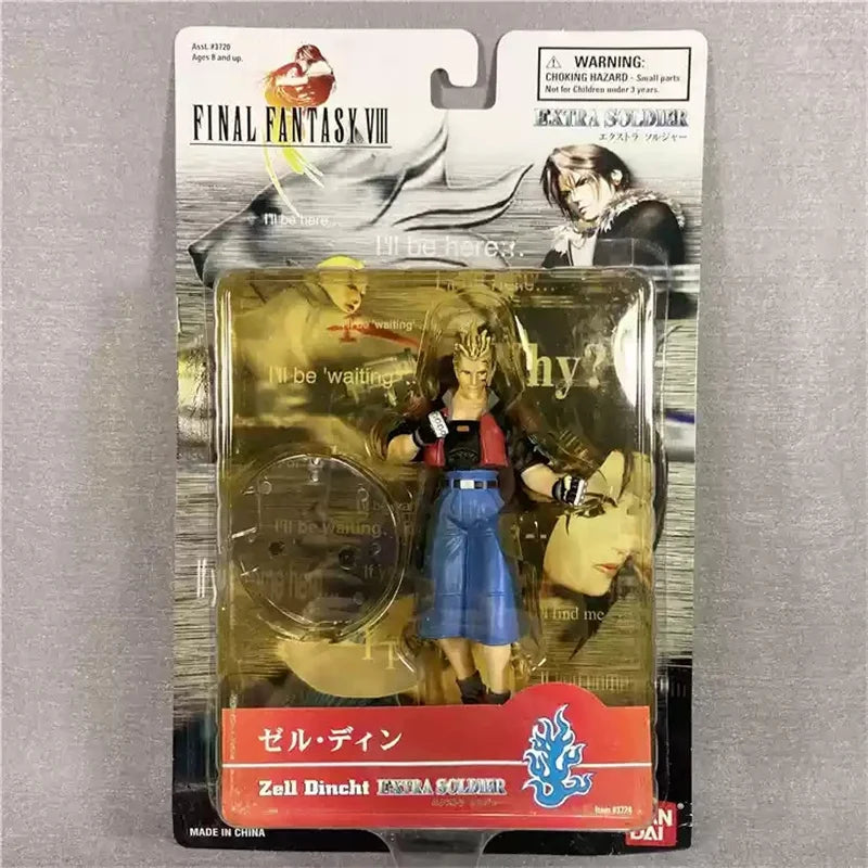 20cm gift box Japanese last leonhart Fantasy figure doll PVC kids collection FF final zell dincht model toy