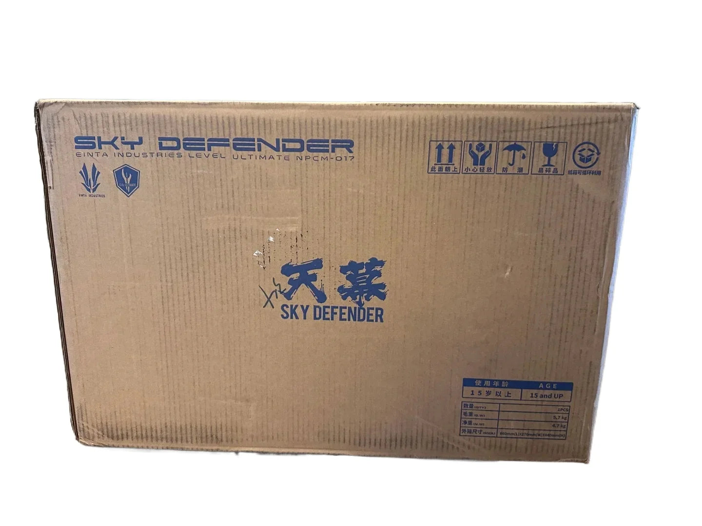 【IN STOCK】 EINTA INDUSTRIES SKY DEFENDER Level-Ultimate NPCM-017 1/72 Assembling Model Mecha Model Pvc Toys Oversize Mecha