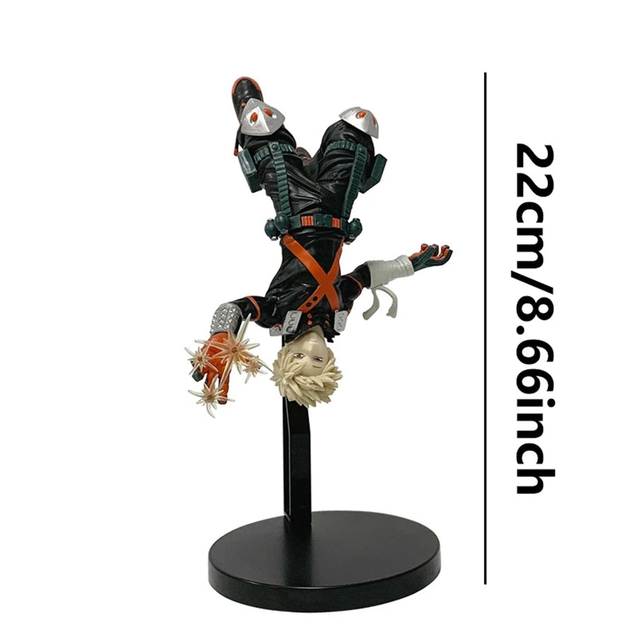 18cm Boku no Hero Academia Anime Figure Bakugo Katsuki Action Figure Midoriya Izuku/Todoroki Shoto Figurine PVC Collection Toys