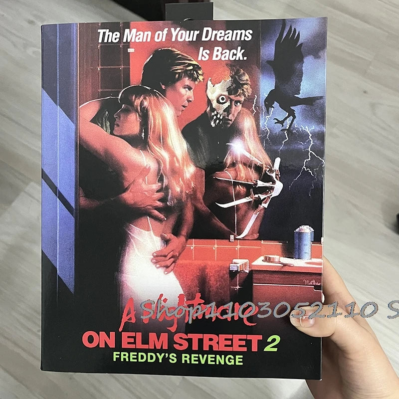 NEW NECA Freddy Krueger Action Figure Freddy's Revenge Collectible Model Toy Halloween Horror Decoration Gift Chinese version