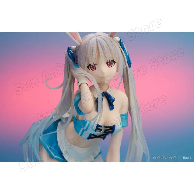 AY NSFW High Quality Bunny Girl Chris 1/4 Aqua Blue PVC Action Figure  Adults Collection Kawaii Cute Model Doll Gifts