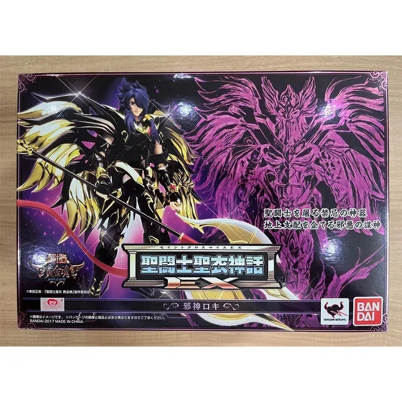 In Stock Bandai Saint Cloth Myth Golden Soul EX Evil Loki Metal Anime Action Collectible Figure Toy