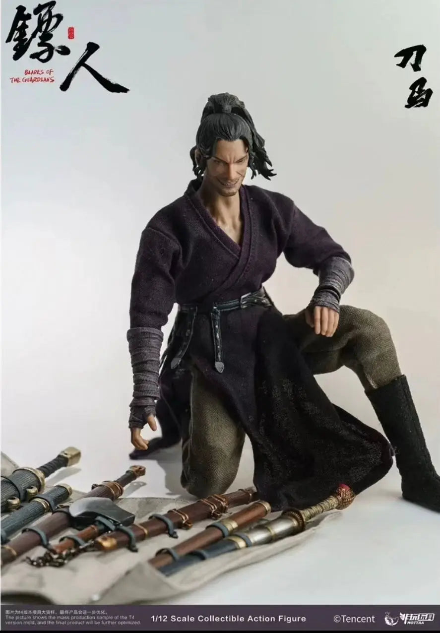 In Stock Nottaa 1/12 Scale Male Soldier Daoma Anime BLADES OF THE GUARDIANS 6inch Action Figure Doll Collection